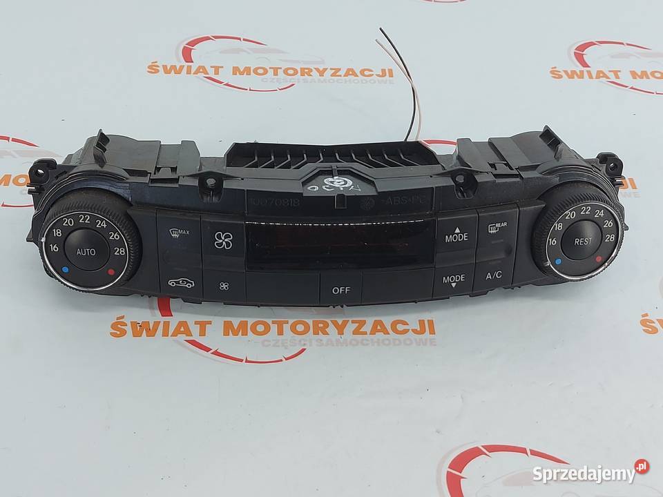 MERCEDES CLS C219 09r panel klimatyzacji osobowe