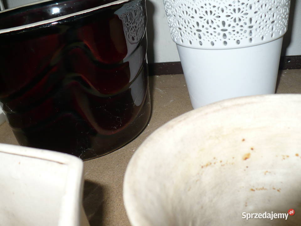 Doniczki ozdobne ogrodowe i domowe sprzedam