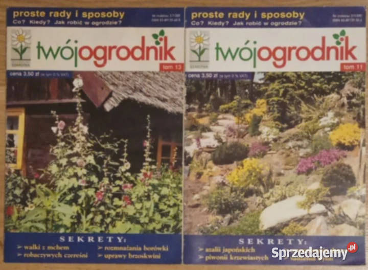 Twój ogrodnik tom 11 i 13 z 2003 roku łódzkie Aleksandrów Łódzki sprzedam