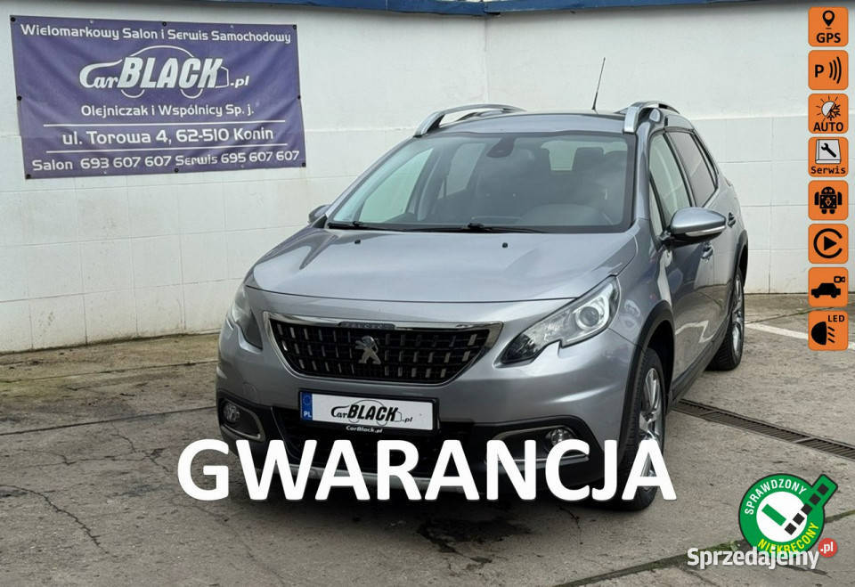 Peugeot 2008 PROMOCJA Pisemna Gwarancja 12 kurtyny powietrzne Konin