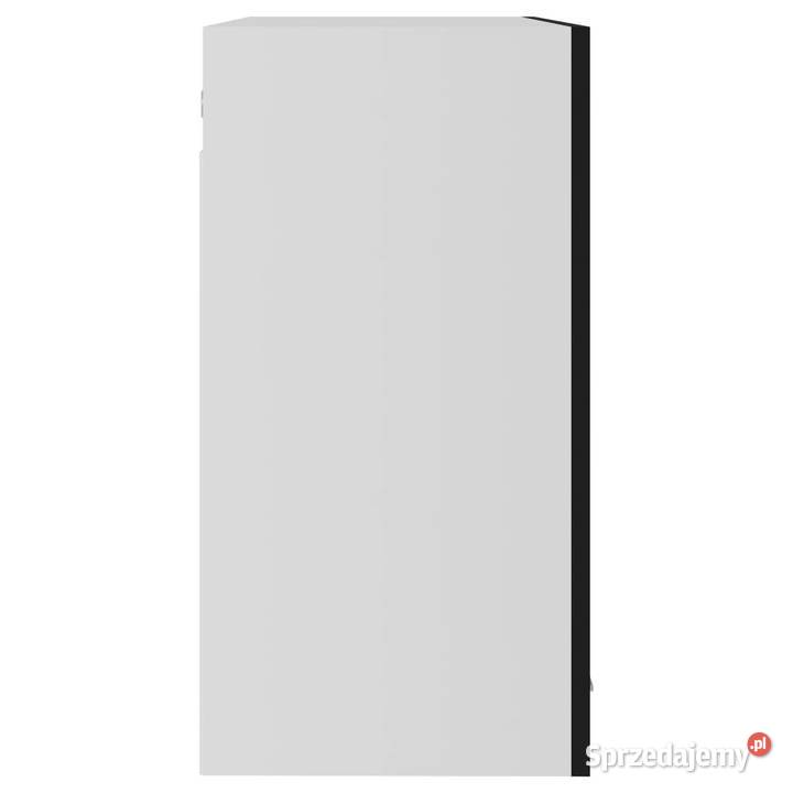 Szafka wisząca z szybą czarna 80x31x60 WM802530 Warszawa
