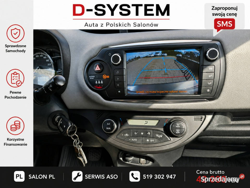 Toyota Yaris 2015 Salon Polska 39 GWARANCJA elektryczne lusterka Samochody osobowe Białystok