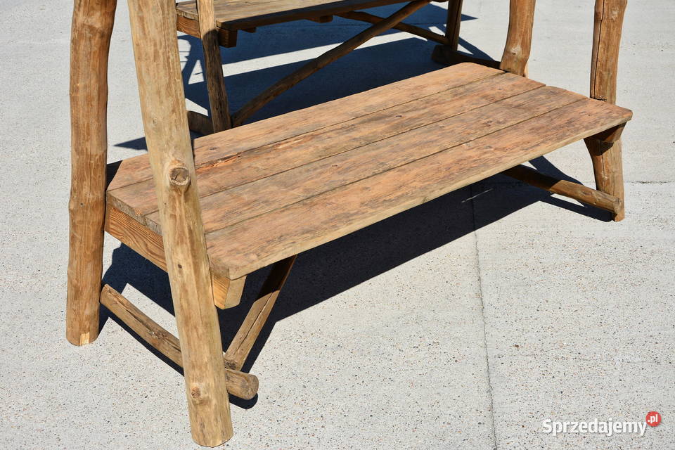 Stoiska Stragany Drewniane Stół Wiejski Drewno Wrocław