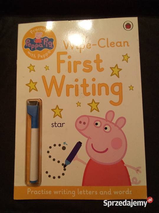 Peppa pig wipe clean first writing angielsku Warszawa