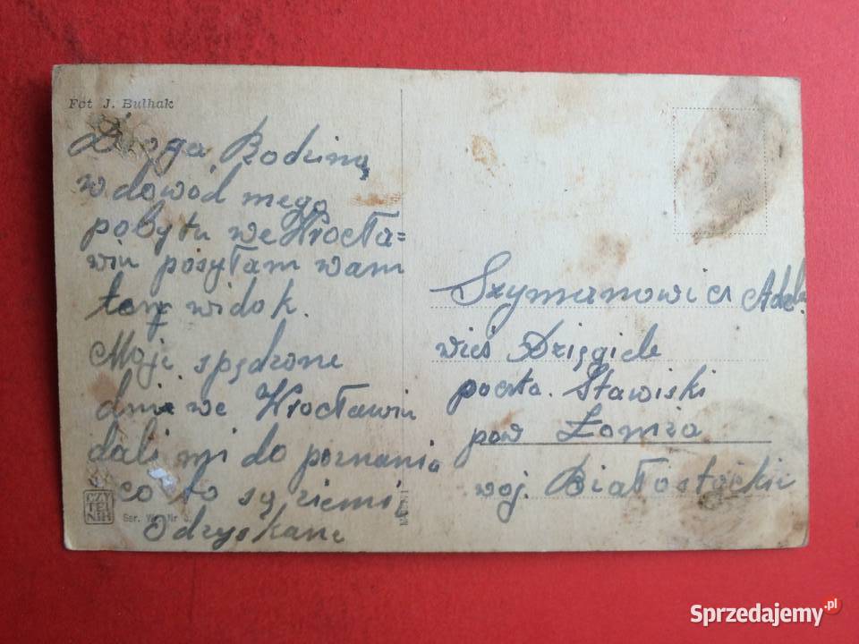 2294 Widokówka Wrocław Szczecin