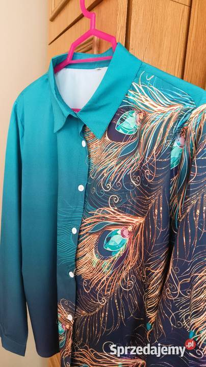 Bluzka koszulowa nowa XXL długi Zawory