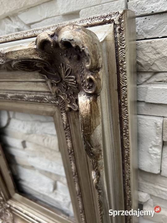 Rama rzeźbiona drewniana złota Bystrzyca Kłodzka