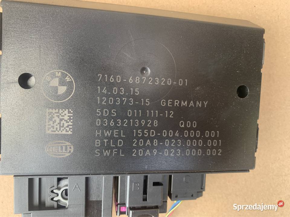 Moduł sterownik haka 6872320 mini f55 f56 bmw Części zachodniopomorskie Szczecin