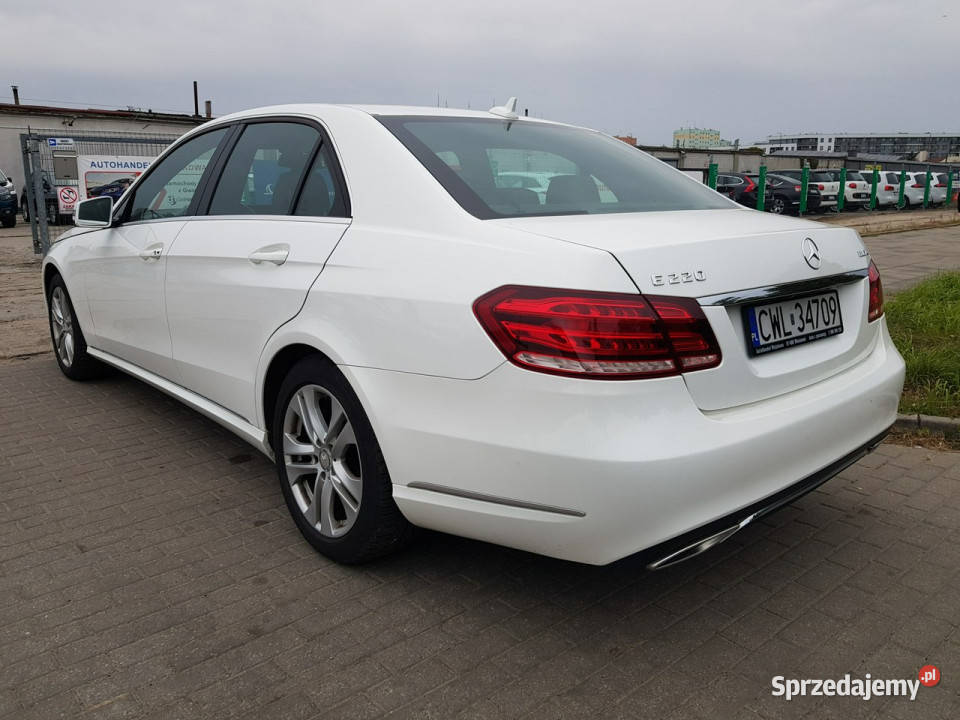 Mercedes E 220 E220 CDI Biała Perła Super Stan Włocławek