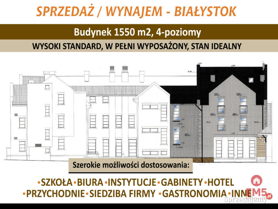 Lokal 1550m2 Białystok