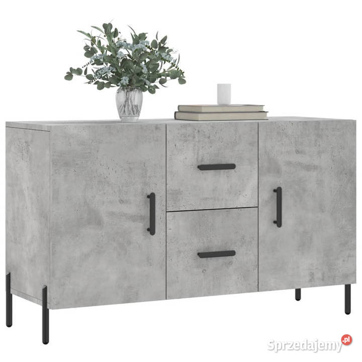 Komoda szarość betonu 100x36x60 materiał Warszawa
