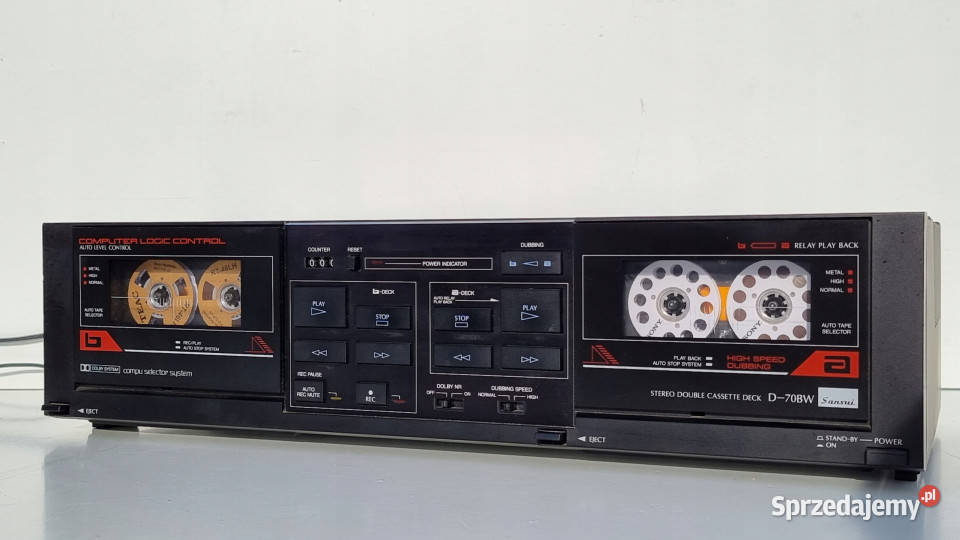 Magnetofon catette deck Sansui D70BW D 70 BW wielkopolskie Międzychód sprzedam