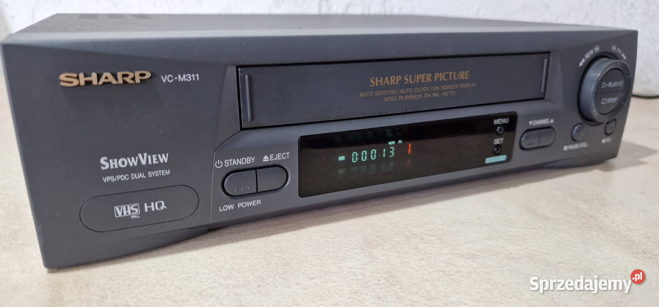 Video magnetowid SHARP VC M 311 VCM311 VHS PILOT Międzychód