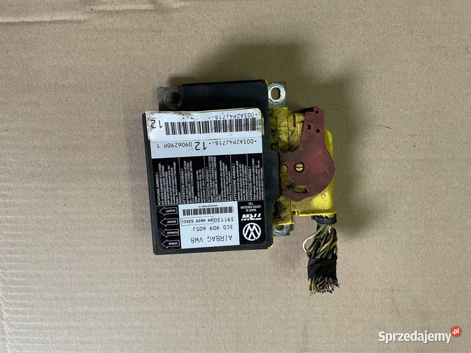 3C0909605J moduł sensor airbag vw passat b6 b7 osobowe Komputery Szczecin