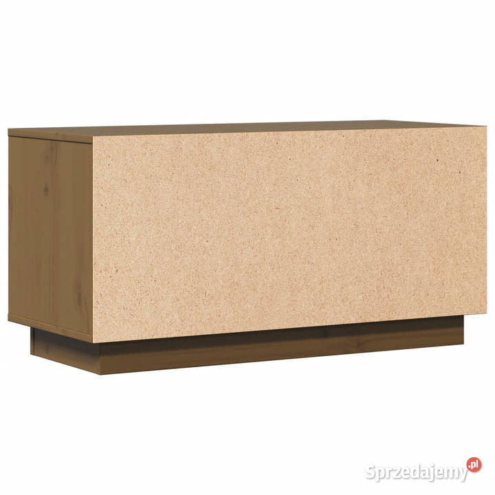 Szafka pod TV miodowy brąz 80x34x40 lite drewno sprzedam