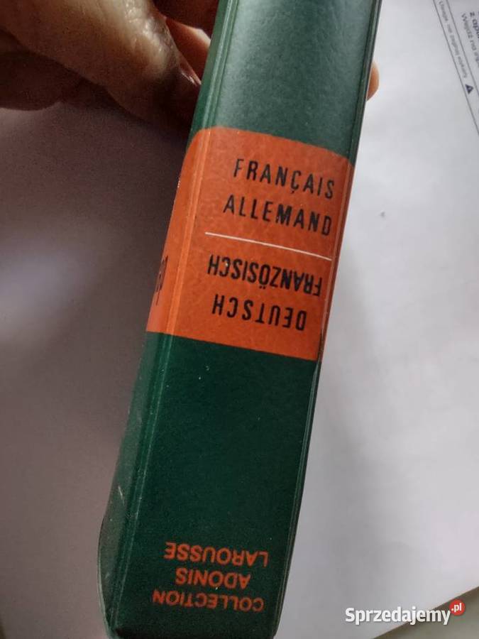 Francusko niemiecki słowniczek Larousse