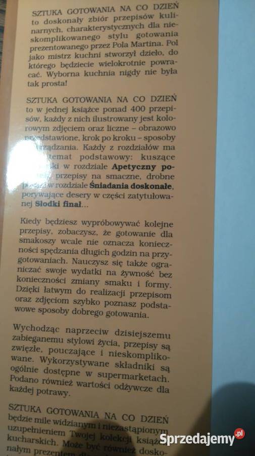 Sztuka gotowania na co dzień Książki i Podręczniki małopolskie Kraków