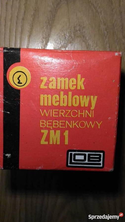 Zamek meblowy powierzchni bębnowy ZM1 LOB PRL Białystok