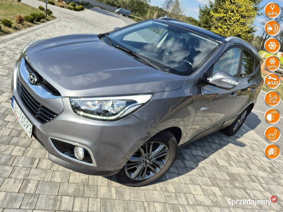 Hyundai ix35 navi grzane fotele kamera lift led Drelów
