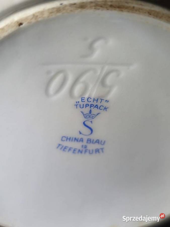 Dzbanek Echt Tuppack China Blau lubelskie Chełm