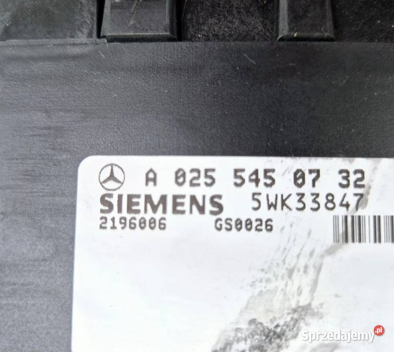 STEROWNIK SKRZYNI AUTOMAT MERCEDES W220 40 S Działoszyce
