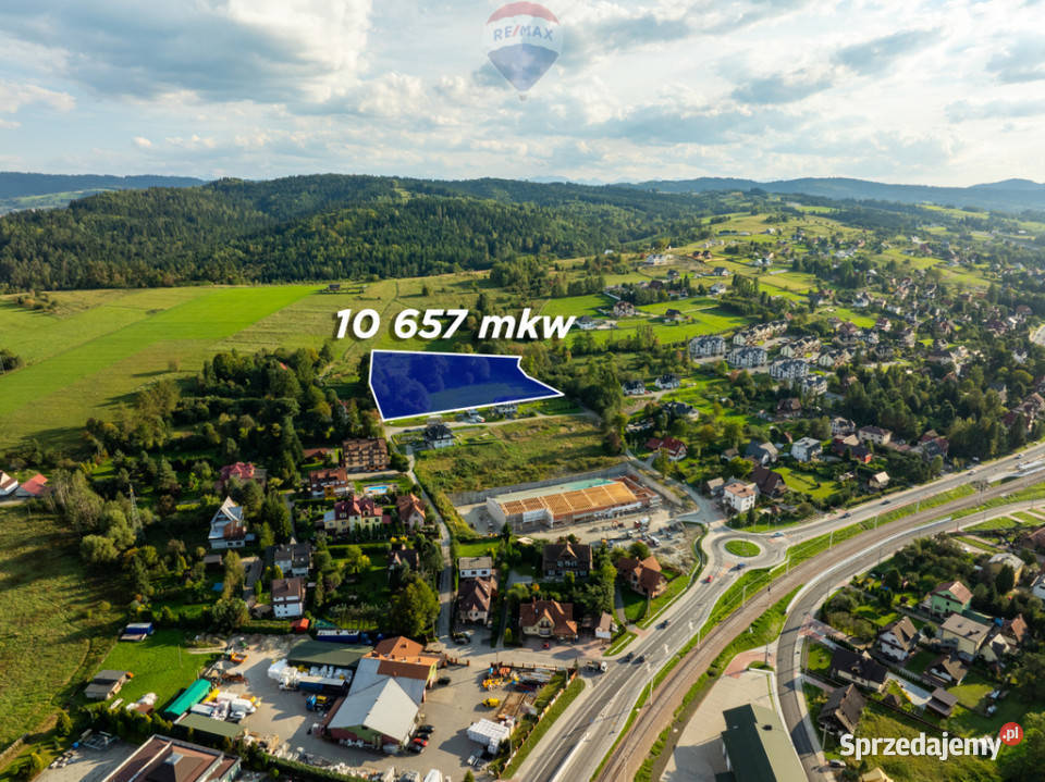 Duża działka budowlana w uzdrowisku Rabka 110m sprzedam