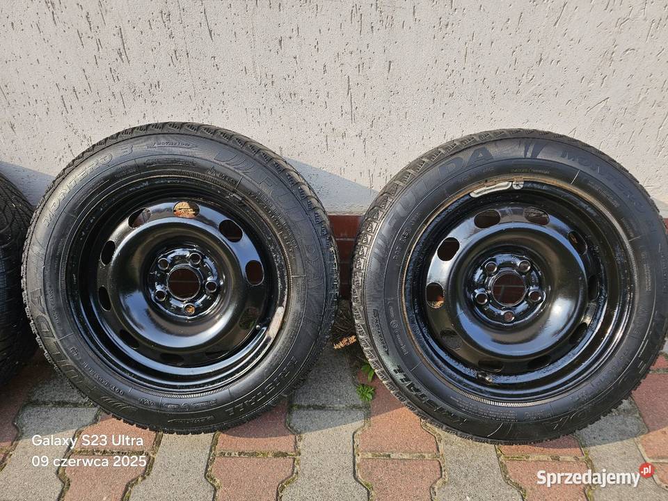 Koła stalowe z oponami volkswagena 5x100 et 38 Syców