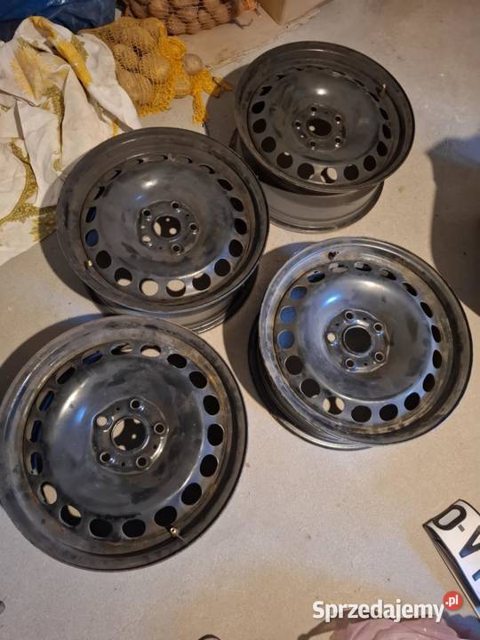 VW Felga stalowa 16 5x112 65Jx16H2 Zestaw 4