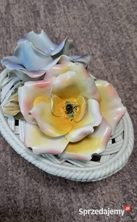 Szkatułka Bombonierka Miska Porcelana Nuova Porcelana i szkło Suwałki