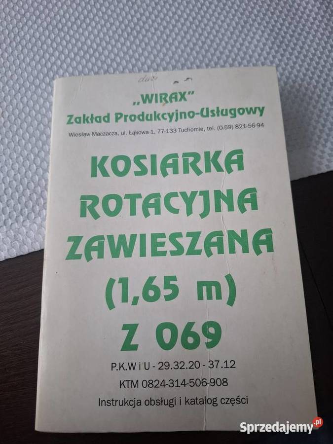 Kosiarka rotacyjna wirax z069 165m famarol Rotacyjne podkarpackie Jasło