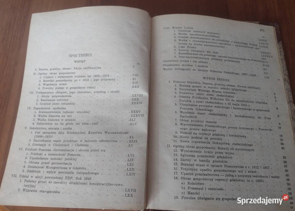 Pomorze Gdańskie 18071850 wybór źródeł opracował