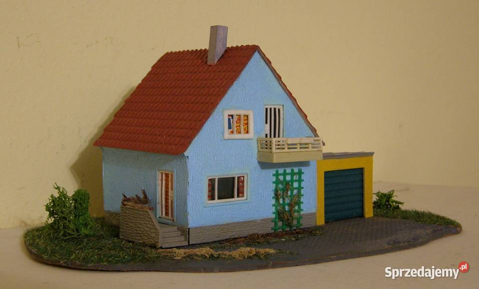 Domek na makietę 26 kolejka skala TT łódzkie Łódź