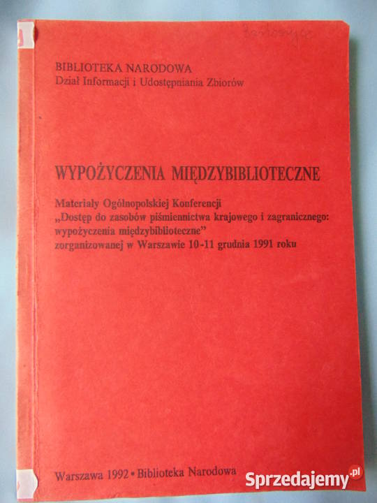 Wypożyczenia międzybiblioteczne materiały Książki naukowe i popularnonaukowe Lublin