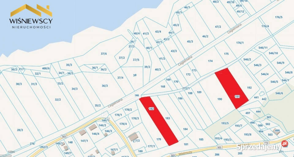 Działki Zalewem Suchacz 05ha i 046ha 64m2 Sprzedaż