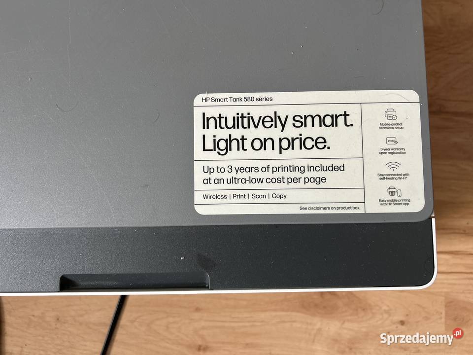 DRUKARKA HP Smart Tank 580 mało używana Drukarki i skanery Zamość sprzedam