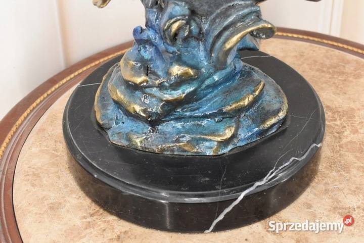 Okoń z Brązu Ryba Wędkarstwo Figura Rzeźba z Kraków