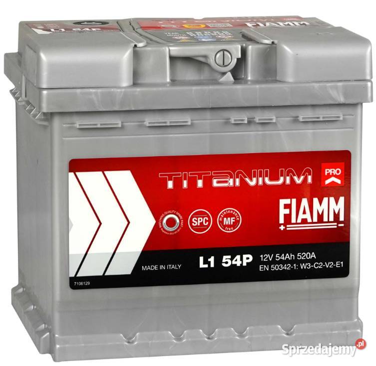 Akumulator 12V 54Ah 520A Fiamm Titanium Pro P osobowe Akumulatory pomorskie Kościerzyna
