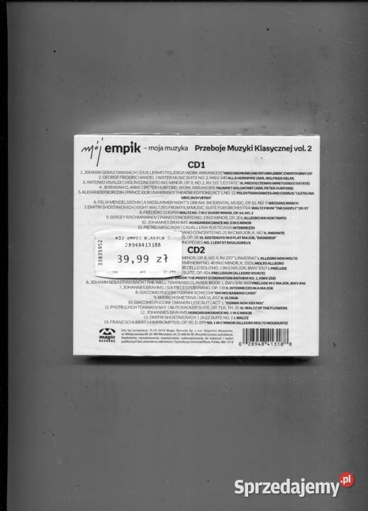 Mój EMPIK moja muzyka Przeboje Muzyki Klasycznej 2 płyty Szczecin
