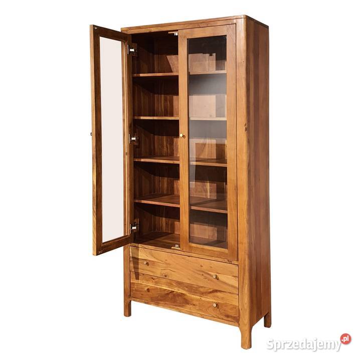 Drewniana przeszklona witryna 90 MILANO z lubelskie Lublin