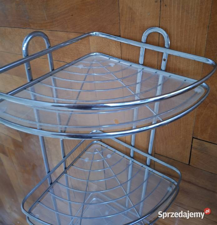 Półka łazienkowa narożna 58x25 chrom Małkinia Górna sprzedam