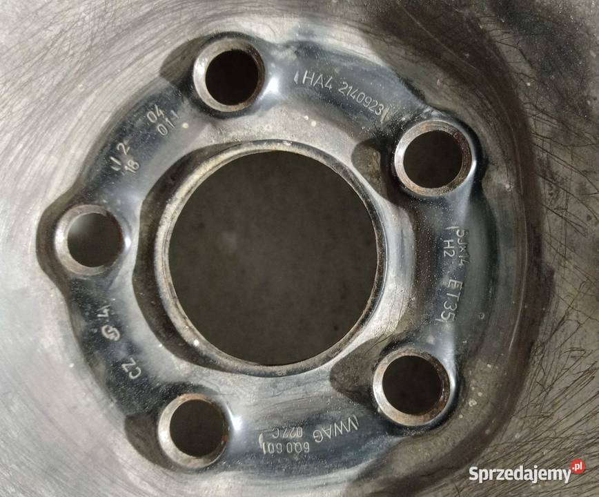 felgi 5Jx14 5x100 ET35 VW Skoda Seat VAG 4 stalowe Leżajsk