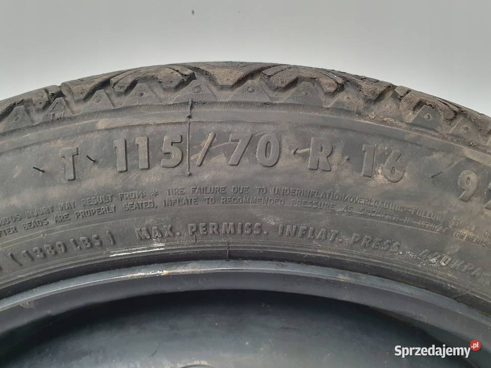 KOŁO DOJAZDOWE 11570 R16 2160132 5x110