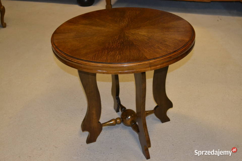 stolik kawowy z kulą dąb