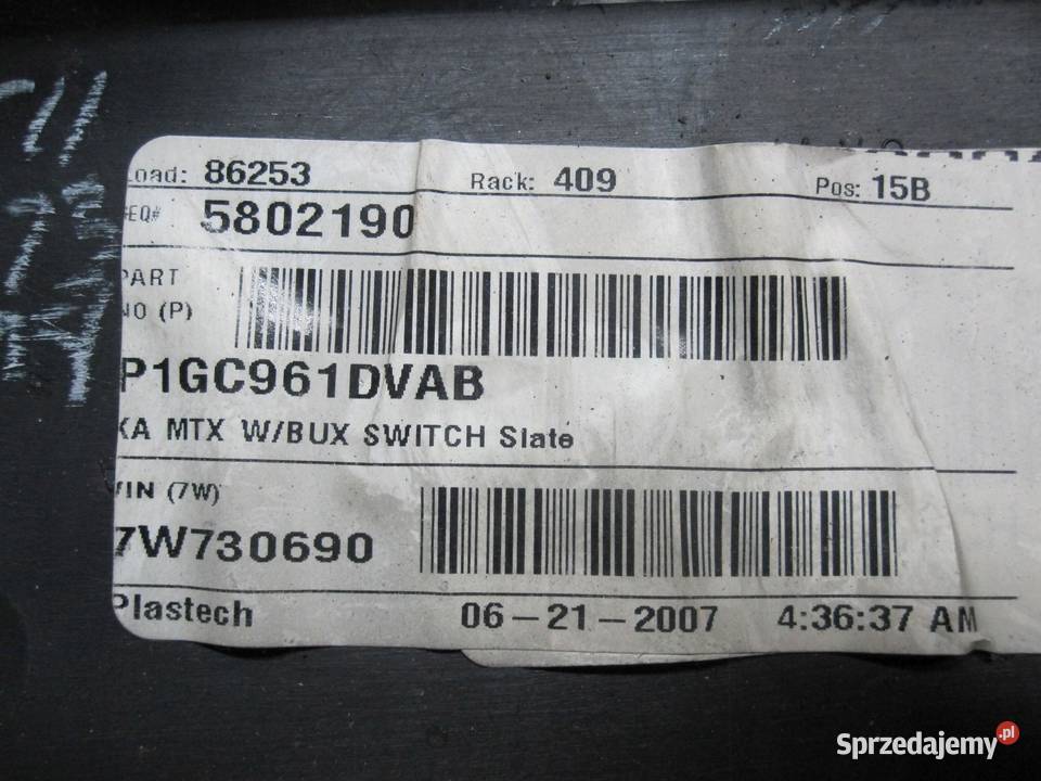 DODGE NITRO 08r panel środkowy przełącznik