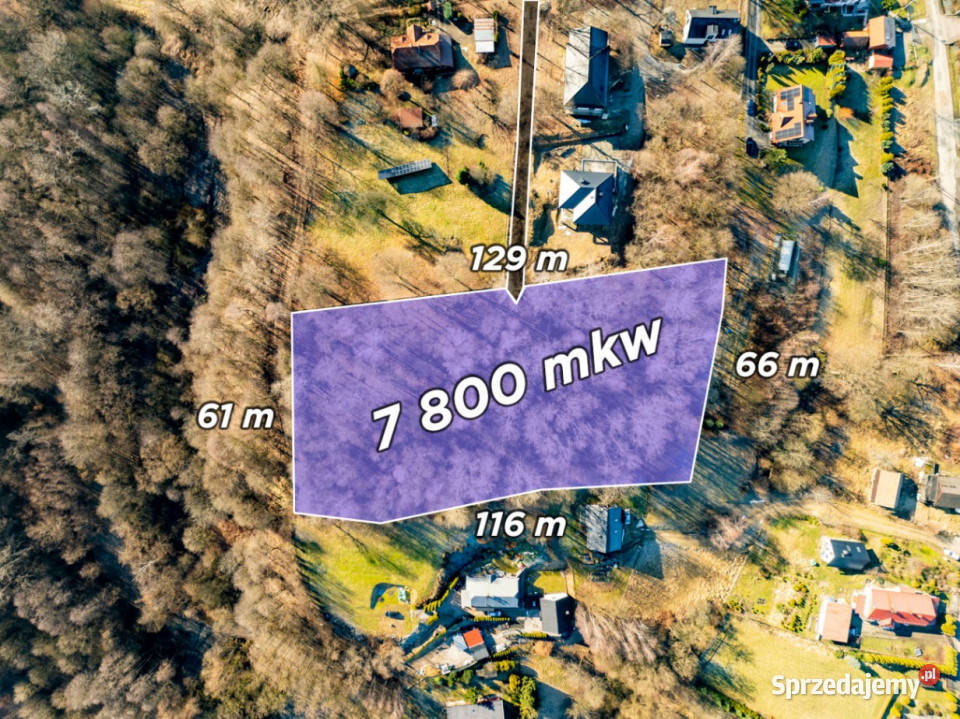 Golkowice działka budowlana 7800m2 małopolskie