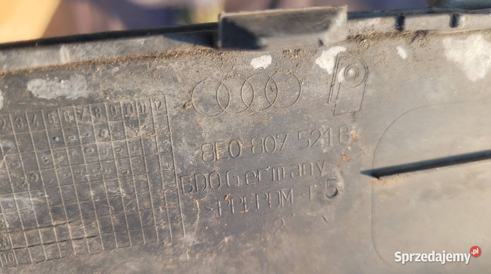 AUDI A4 B7 DOKŁADKA ZDERZAKA TYŁ 8E0807521B 2378 śląskie