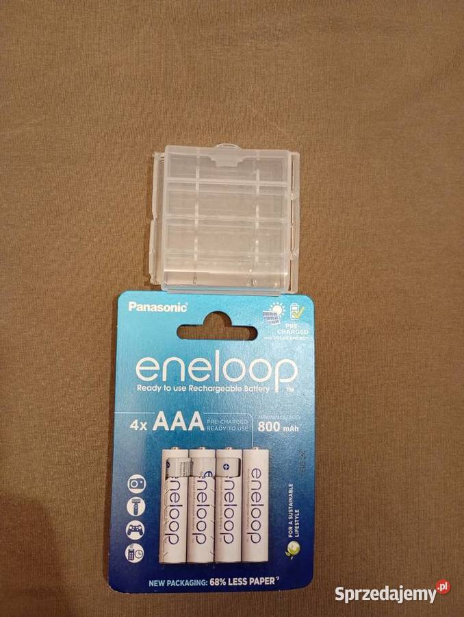 Akumulatorki Panasonic Eneloop AAA R03 800 mAh 4