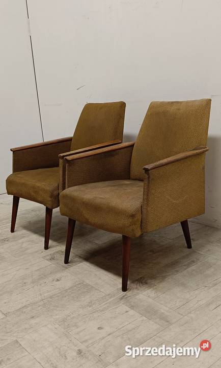 fotele PRL Gera DDR design lata 70te vintage Radomsko