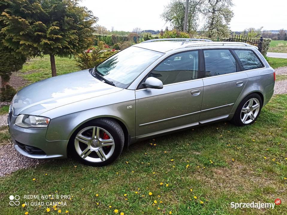 Audi A4 B7 20 TDI 200 2xSline Bezwypadkowy Zarejestrowany w Polsce A4 Chodel