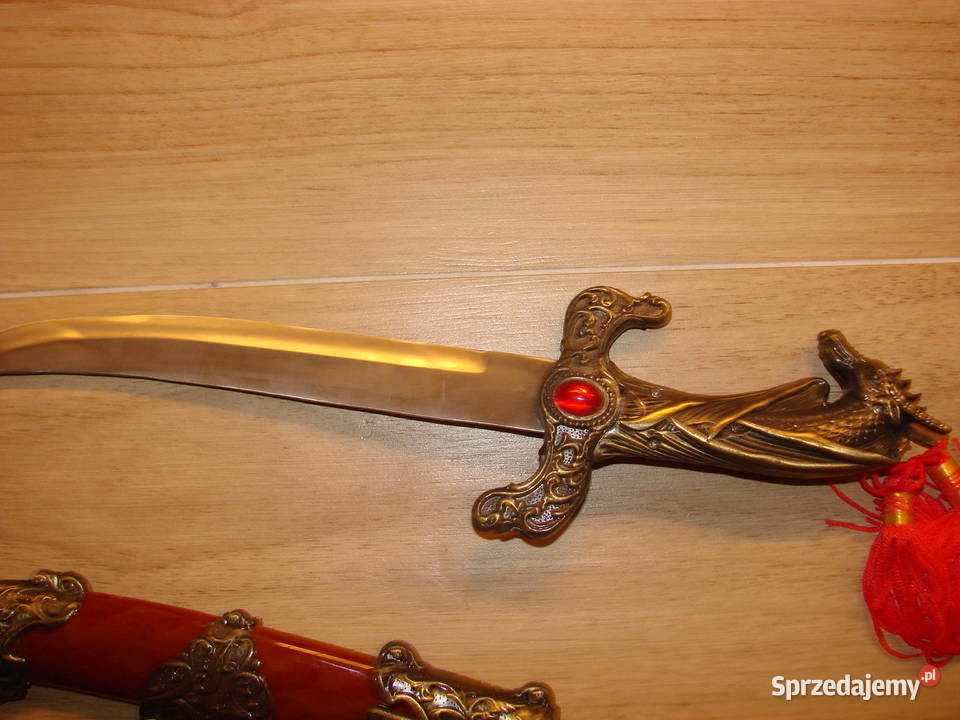 sztylet kolekcjonerski ze smokiem Pruszcz Gdański sprzedam